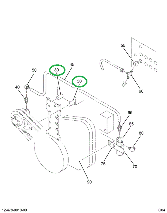 1661876C2 SPACER FAN BRACKET MTG
