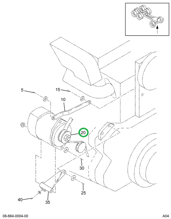 1661986C2 PULLEY ALTERNATOR