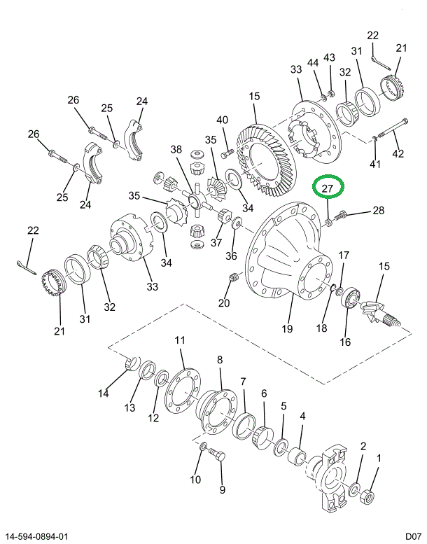 1662661C1 Nut, Hexagon