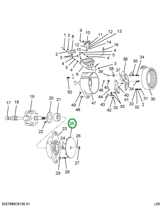 1663006C1 Fan Assy, Generator