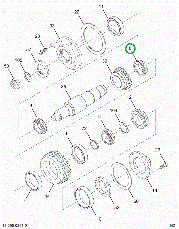 1663076C91 BEARING CONE