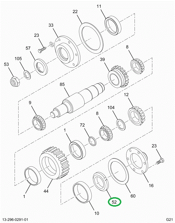 1663100C1 NUT SELF LOCKING T/C