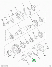 1663100C1 NUT SELF LOCKING T/C