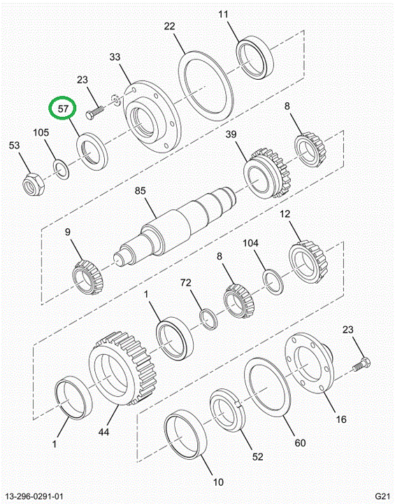 1663101C1 SEAL OIL INPUT & OUTPUT T/C