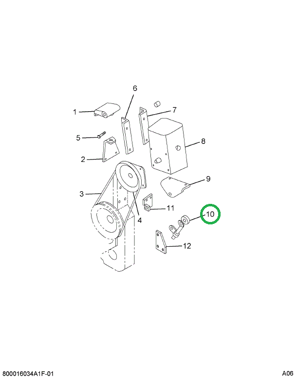 1663205C1 BOLT SPL 1/2-13 X 1 1/4 BUTTON