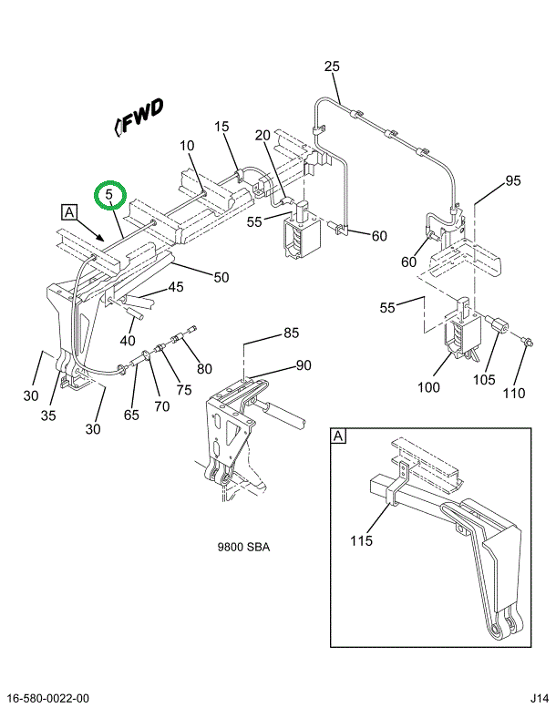 1663574C1 HOSE ASSY FLEX 321MM