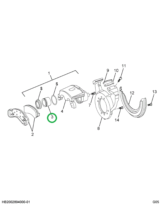 1663743C1 PISTON DISC BRAKE