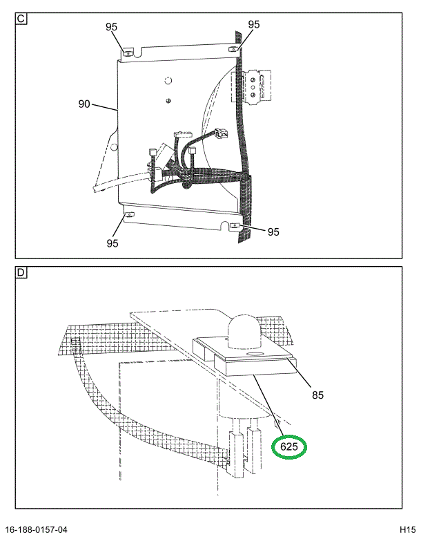 1664081C2 SPACER DECK PLATE STEP