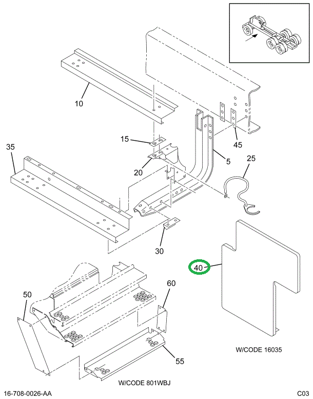 1664240C1 PANEL VANITY