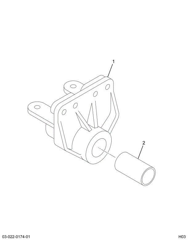 1664271C1 BRACKET FRT SPG RR