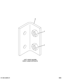 1664324C1 BRACKET ASSY BUMPER MTG LT