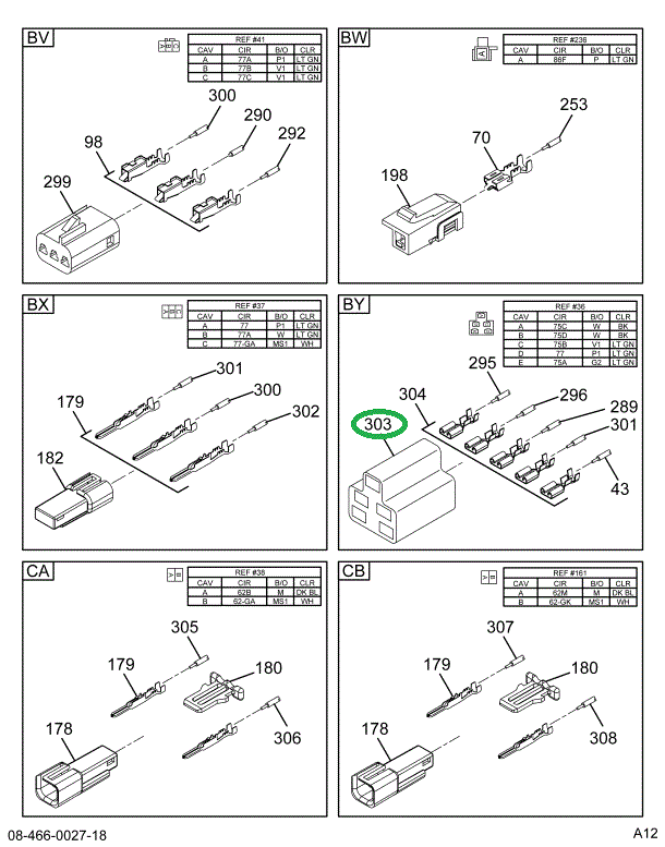 1664511C1 CONNECTR,CONNECTOR BODY*