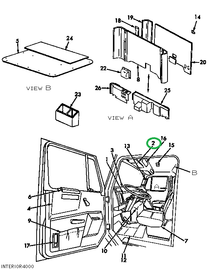 1664516C2 VISOR ASSY SUN BEIGE