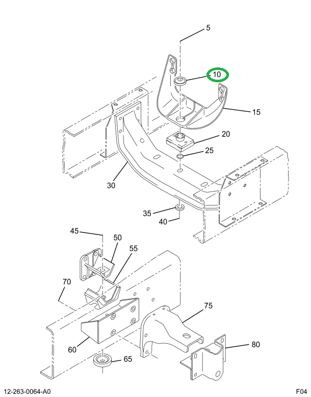 1664725C3 INSULATR,INSULATOR SNUBBER