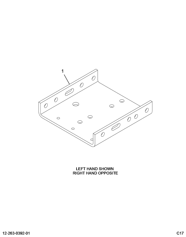 1664737C5 BRACKET ENG MTG FRONT RT