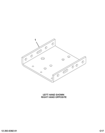 1664737C5 BRACKET ENG MTG FRONT RT