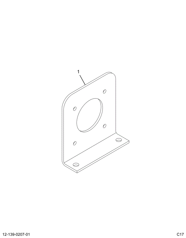 1664884C2 BRACKET SOCKET ENG WATER HTR C