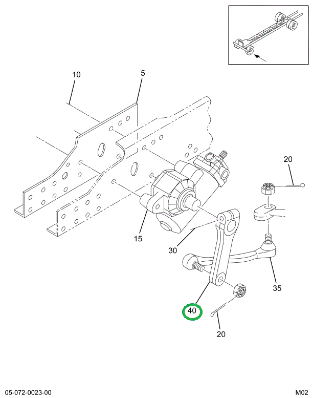 1665024C1 ARM STRG GEAR