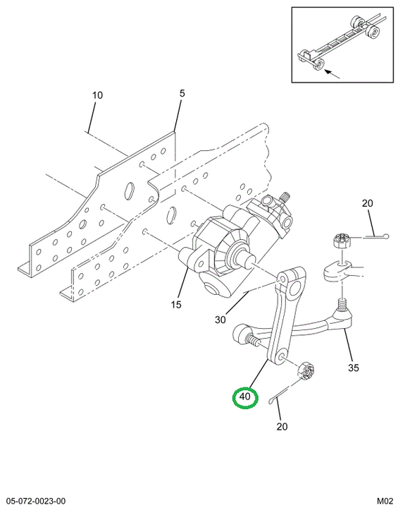 1665024C1 ARM STRG GEAR