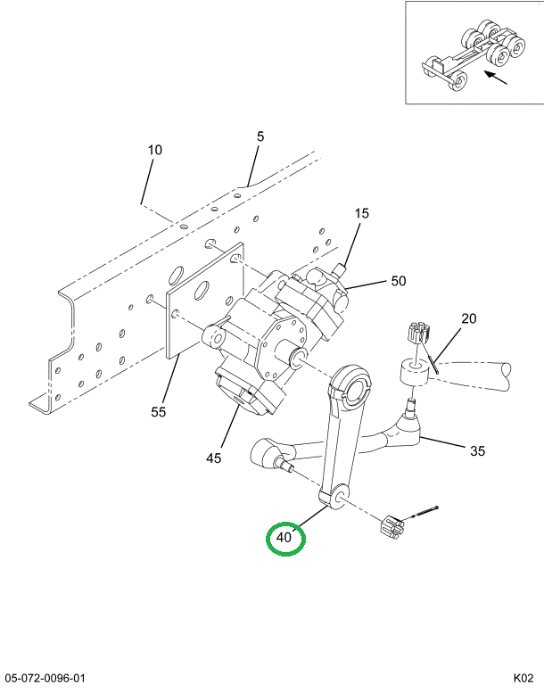 1665026C1 ARM STRG GEAR