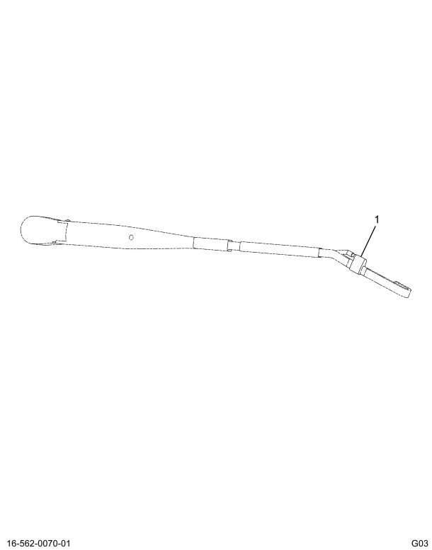 1665107C1 ARM W/S WIPER