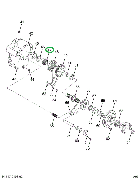 1665300C1 GEAR-I A D RR SIDE GR N400I