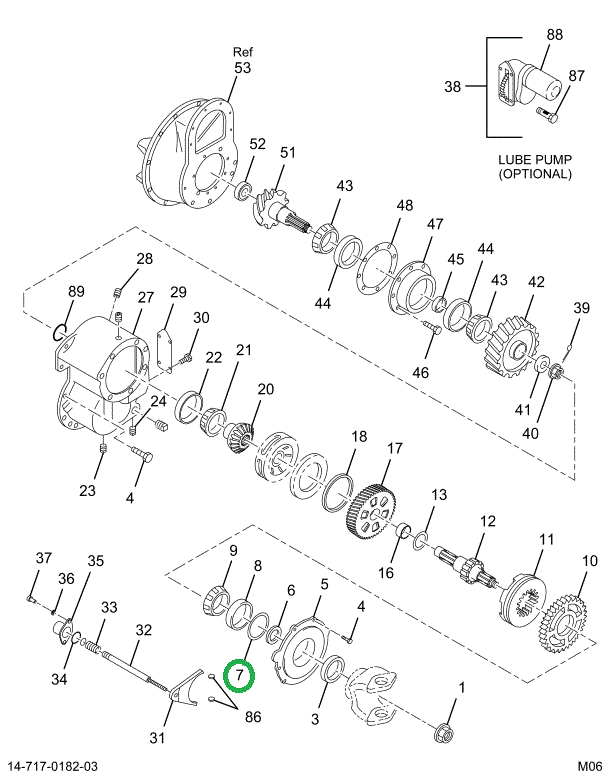 1665318C1 SHIM-INPUT SHAFT BRG .010