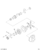 1665333C91 AXLE,KIT DIFF BRG/SEAL