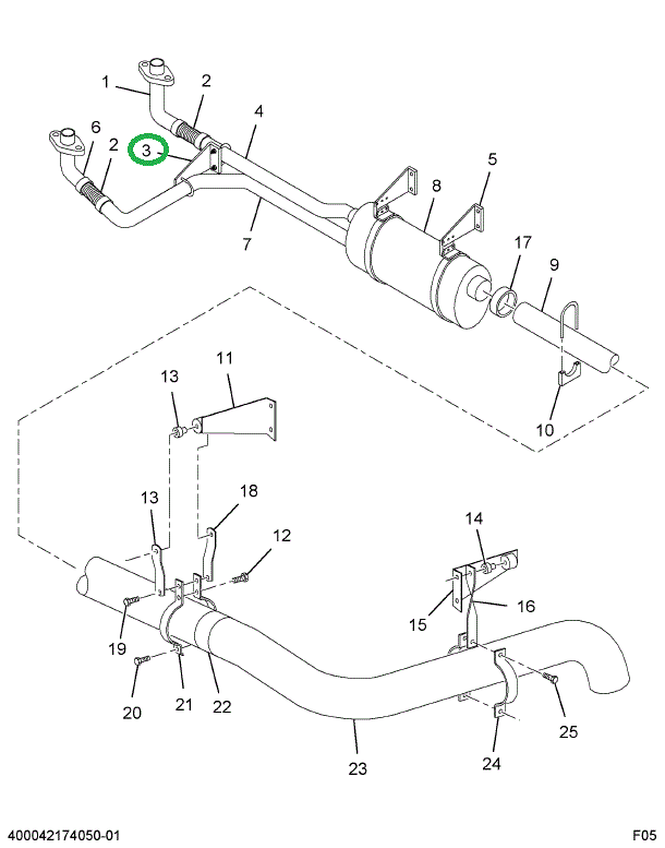 1666062C1 BRACKET EXHAUST PIPE