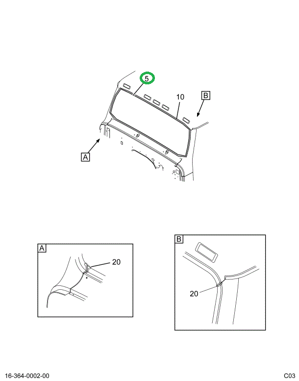 1666092C3 WINDSHLD,WINDSHIELD ASM SOLEX