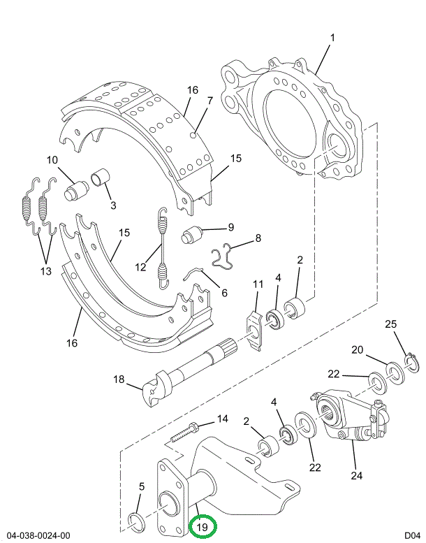 1666354C91 BRACKET BRK CAMSHAFT & CHAMBER