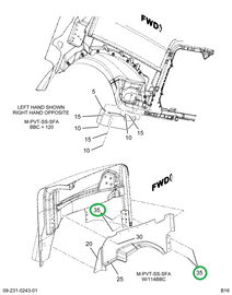 1666584C1 NUT  SPECIAL 1/4-20 UNC