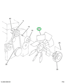 1666626C1 FAN ASSY ENGINE COOLING