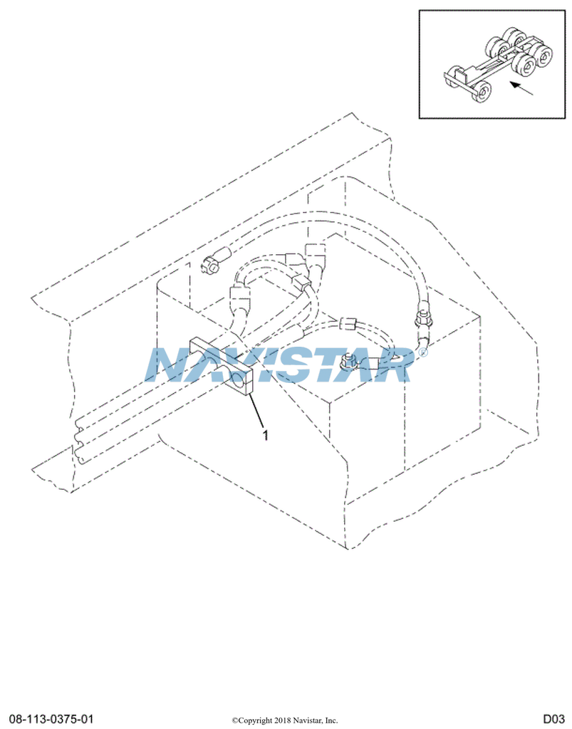 1666643C1 CLAMP MULTIBTRY CABLE