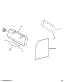 1667170C1 RETAINER WINDSHIELD