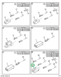 1667305C1 BODY CONNECTOR 4 WAY MALE