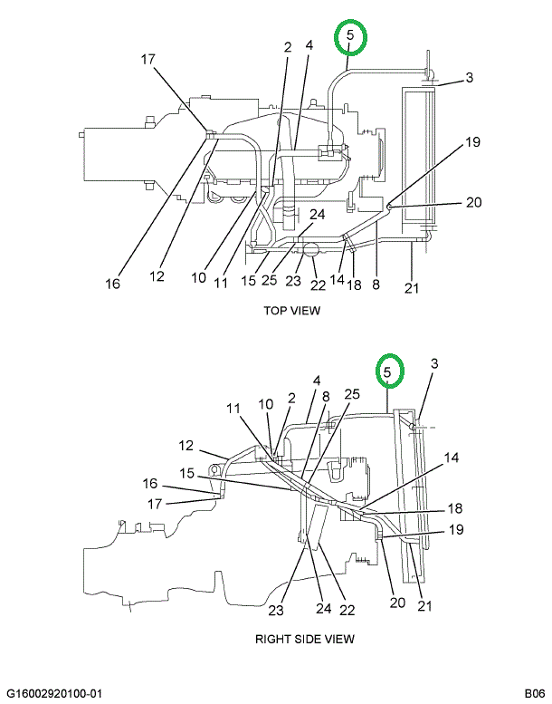 1667345C91 HOSE ASSY COMPR TO CONDENSER