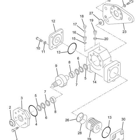 1667449C91 GEAR ASSY STRG