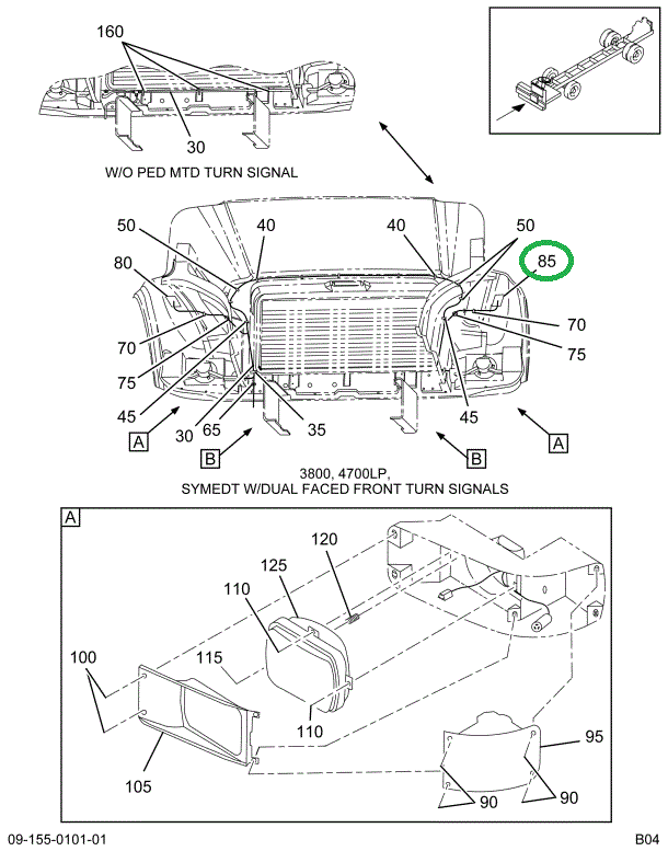 1667580C2 PAD MTG TURN SIGNAL LIGHT RH