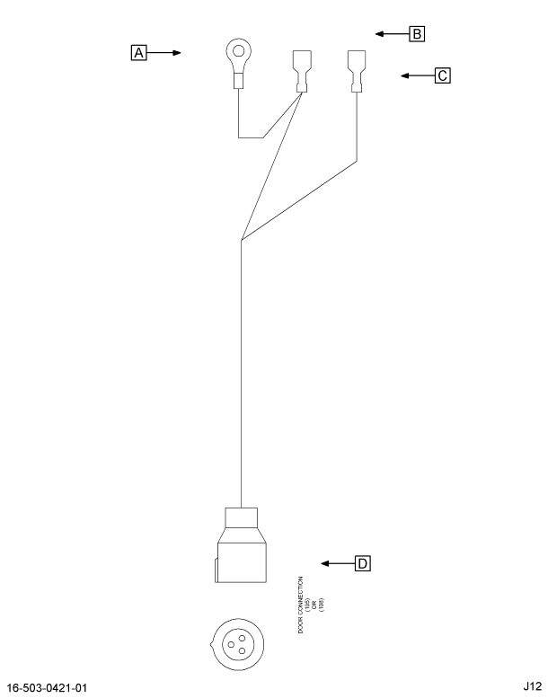 1667905C91 HARNESS ELEC; MIRROR