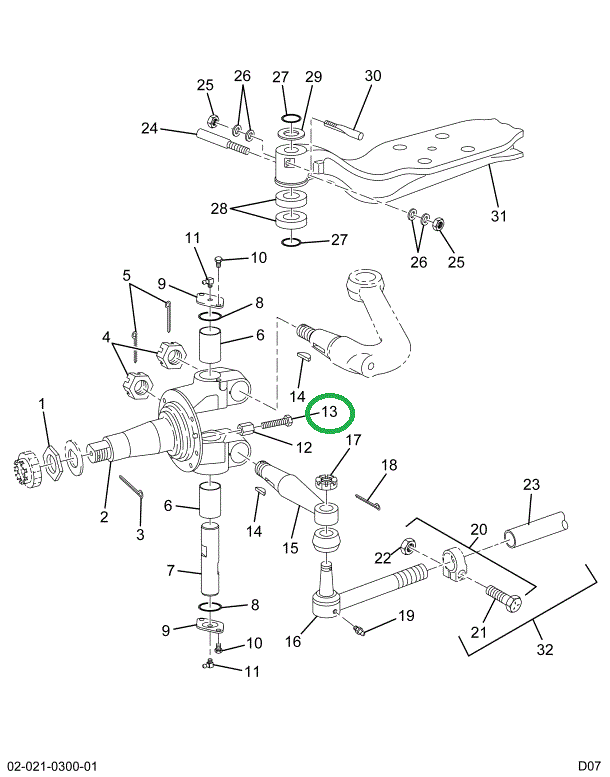 1668220C1 BOLT HH STRG KNCKL STOP