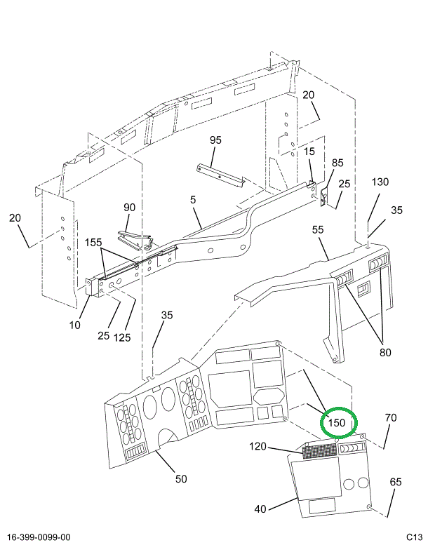 1668295C1 RETAINER SKIRT EXT.