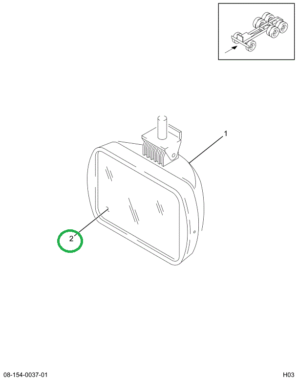 1668414C1 LENS CLEAR FOG  RETANGULAR (1)