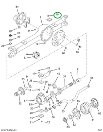 1668458C1 STUD STRG ARM TO KNCKL