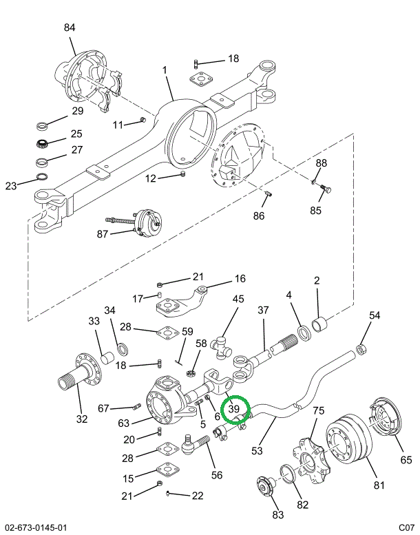 1668470C1 SHAFT  AXLE OUTER