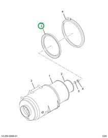 1668563C1 COVER AIR CLEANER