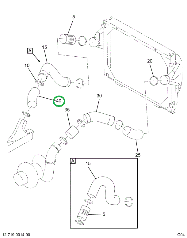 1669072C3 HOSE AIR CLEANER