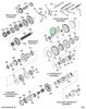 1669372C2 Key Front Counter Shaft Gear