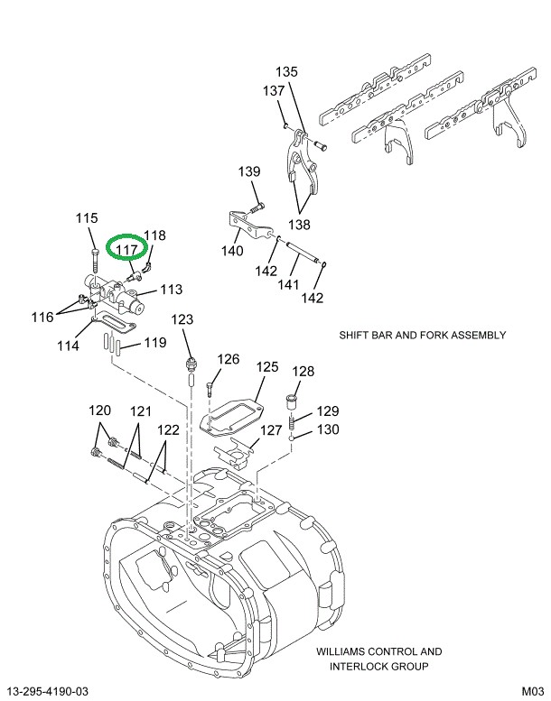 1669425C1 ADAPTER-CONTROL LEVER HSG