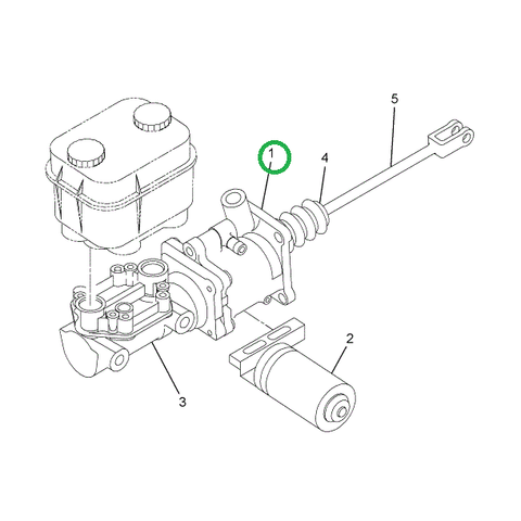1669578C94 HYDROVAC,HEAD PWR BK CYLINDER